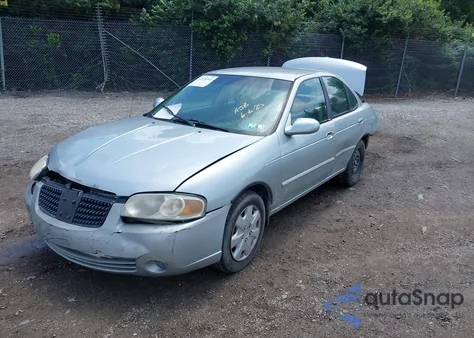 2004 Nissan Sentra 1.8S из США, поврежденный, VIN 3N1CB51D74L467207